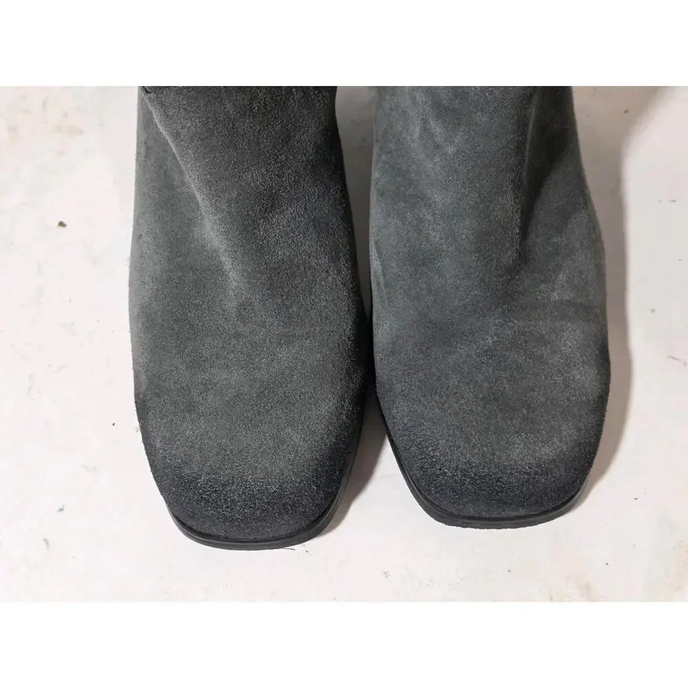 otbt bootie ankle boots booties leather women's shoes zip up sz 8.5